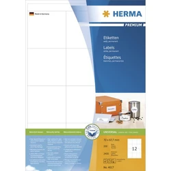 Ετικέτες Herma labels Premium A4 White 70x67,7 mm 2400 pcs