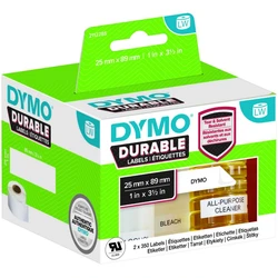 Ετικέτες για Εκτυπωτή Ετικετών Dymo 25x89mm 2x 350St White permanent