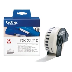 Θερμικό χαρτί Brother DK22210 29mm