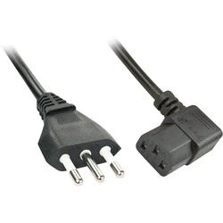 Καλώδιο Τροφοδοσίας Lindy IEC-Angled Italy C13 2m