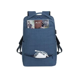 Τσάντα Laptop Riva NB Rucksack Biscayne 17,3" blue 8365