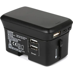 Φορτιστής Πρίζας RealPower TravelCharge-4k Black
