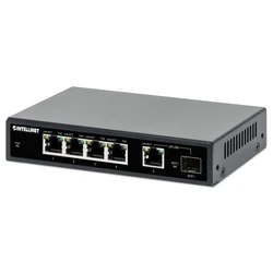 Network Switch Intellinet 5-Port Gigabit PoE+ 1SFP91W