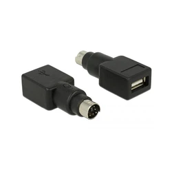 Αντάπτορας USB Delock PS/2 St > USB-A Bu