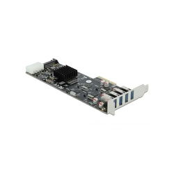 Controller PCIe Delock x4 > 4x extern SuperS. USB Typ-A Bu
