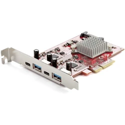 Κάρτα Δικτύου PCIe StarTech 4-PT USB USB-C/USB-A