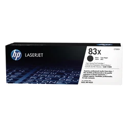 Toner HP 83X - High Yield - Black - LaserJet - (CF283X)