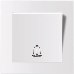 Διακόπτης Entac Arnold Recessed doorbell switch White