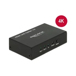 HDMI Splitter Delock 1 input -> 2 outputs 4K