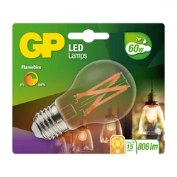 Λάμπα LED GP Lighting FlameDim E27 7W (60W) 806 lm GP 085430
