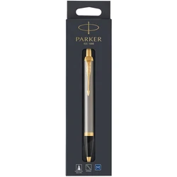 Στυλό Parker IM Brushed Metal BL M Blue Blister