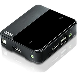KVM & Data Switch Aten CS782DP - Audio-/USB - 2 ports