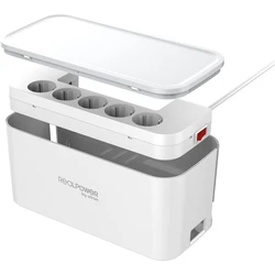 Φορτιστής Πρίζας Realpower PowerBox 522 socket cube with USB and USB C