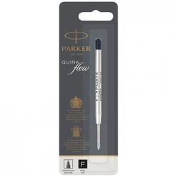 Ανταλλακτικό Μελάνι Parker Quinkflow Mine F black Ballpoint (Blister)