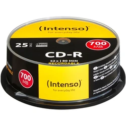 CD-R Intenso 700MB 25pcs Cake Box 52x