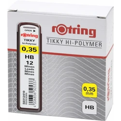 Μύτες Μηχανικών Μολυβιών Rotring fine lead Dose 12pieces 0,3 HB