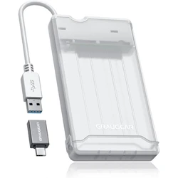 Θήκη Σκληρού Δίσκου 2,5 GrauGear HDD/SSD USB 3.2 Alu