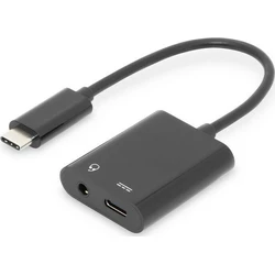 Αντάπτορας USB Digitus Type-C Adapter Type-C to USB--C + 3.5mm Jack