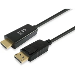 Καλώδιο DisplayPort Equip -> HDMI M/M 2.0m 4K/30Hz Black