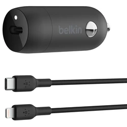 Φορτιστής Αυτοκινήτου Belkin USB-C 30W PD 1m Lightning-Cable