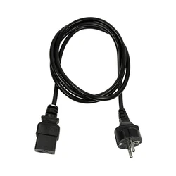 Καλώδιο Τροφοδοσίας LogiLink CEE 7/7-IEC C19, black, 1,80m