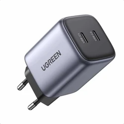Φορτιστής Πρίζας Ugreen Nexode 45W Dual USB-C PD (25W+20W)