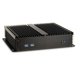 Κουτί Η/Υ Inter-Tech Thin Mini ITX IP-40 black 2xUSB 3.0