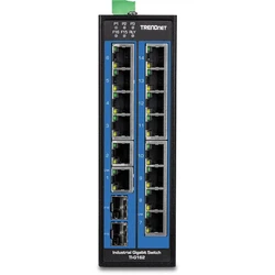 Network Switch TRENDnet Industrie 16Port Gbit DIN-Rail