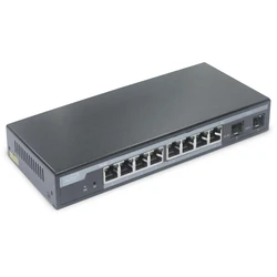 Network Switch Digitus 8-Port L2-Managed Gigabit PoE 2xSFP 86W