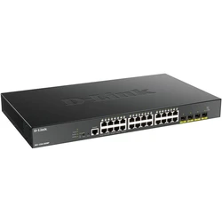 Network Switch D-Link DGS-1250-28XMP 4*SFP+/24*GE PoE+