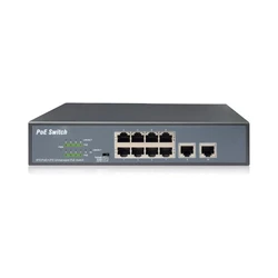 Network Switch Digitus 8-Port Fast Etherent PoE- + 2 Uplinks