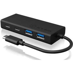 USB Hub 4-Port IcyBox USB 3.0 Type-C/2xType C to 2xType A