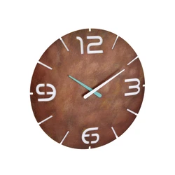Ρολόι Τοίχου TFA 60.3536.08 Contour rust / white