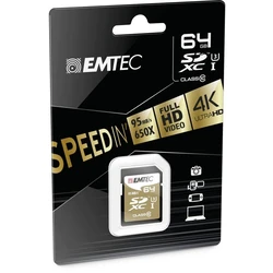 Κάρτα Μνήμης SDXC 64GB EMTEC SD Card (CLASS10)