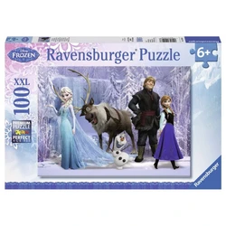 Puzzle Ravensburger In The Realm Of Snow 100 pcs XXL Disney Frozen