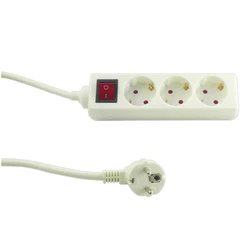 Πολύπριζο Με Διακόπτη REV Socket line 3-fold 1,4 m white