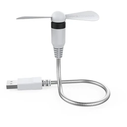 Μίνι Ανεμιστήρας RealPower USB white flexible