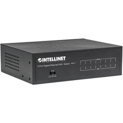 Network Switch Intellinet 8-Port Gigabit Ethernet PoE+ 60W Desktop