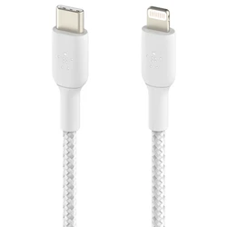 Καλώδιο Belkin Lightning/USB-C 1m braided, white
