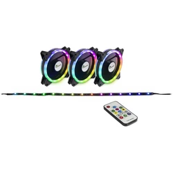 Case Fan 12cm Inter-Tech ARGUS RS-04 RGB- Set