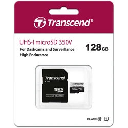 Κάρτα Μνήμης microSDXC 128GB Transcend 350V