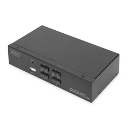 KVM Switch DIGITUS,4-Port,Single-Display,4K,HDMI