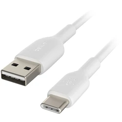 Καλώδιο Belkin USB-C/USB-A 3m PVC, white CAB001bt3MWH