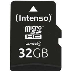 Κάρτα Μνήμης microSD 32GB Intenso and Adapter