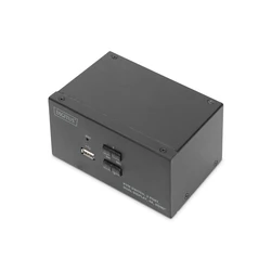 KVM Switch DIGITUS,2-Port,Dual-Display. 4K,HDMI