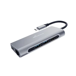 Docking Station MediaRange USB-C to HDMI,USB3.2,RJ45,PD 60W
