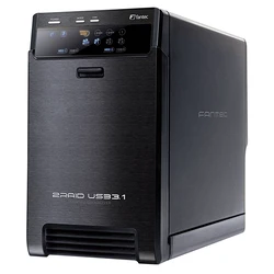 Θήκη Για Σκληρούς Δίσκους 3,5" Fantec QB-X2U31R black 2 x 3,5 SATA Raid