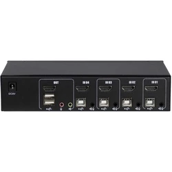 KVM Switch Inter-Tech AS-41HA HDMI,4 Port,Metall