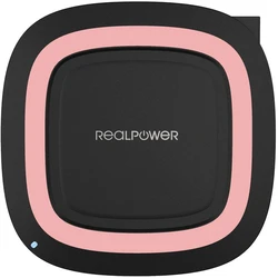 Ασύρματος Φορτιστής RealPower FreeCharger-10 black / pink Qi