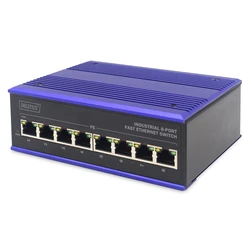 Network Switch DIGITUS Industrial 8-Port Gigabit